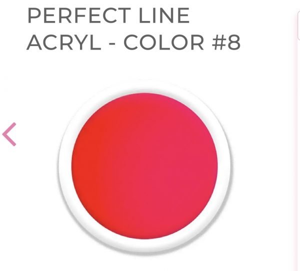 POLVO ACRÍLICO COLOR HN NÚMERO 8