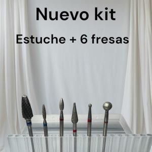 Kit de estuche y 6 fresas PERLO