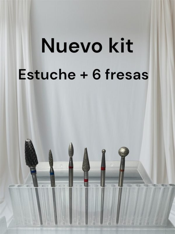 Kit de estuche y 6 fresas PERLO